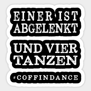 Coffin Dance Meme Four Dancing Gift Sticker